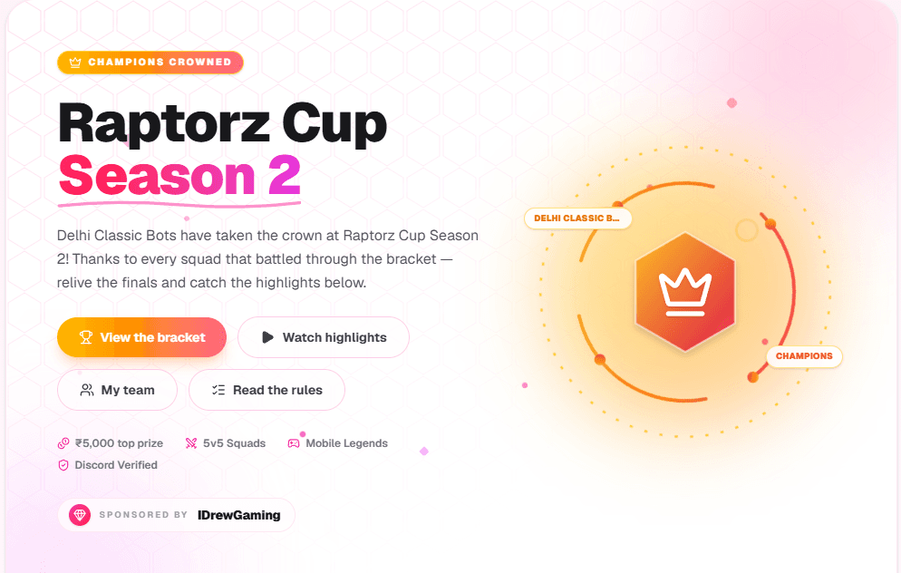 RaptorzCup preview